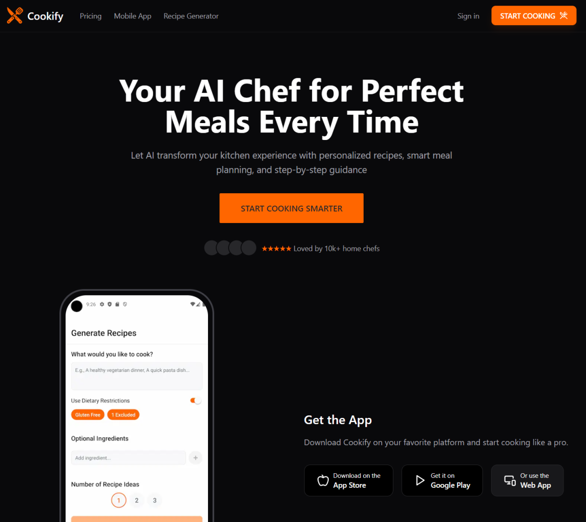 AI Cookify screenshot